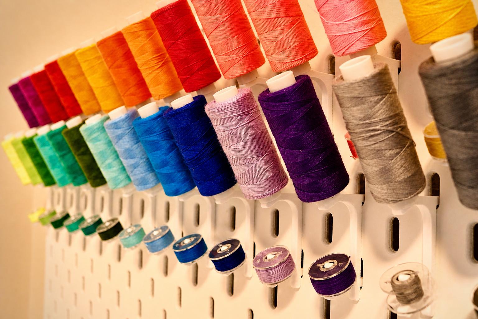 Stoffe in allen Farben
